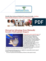  Advantage of Minimally Invasive Nucleoplasty Surgery | Best Spine Hospital in India