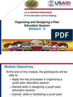 Module 6_ Organzing & Designing Y-peered Session