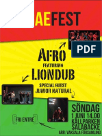 Afro Sommmar Reggaefest