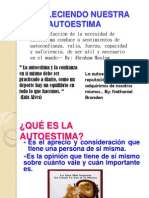 Fortaleciendo Nuestra Auto Estima