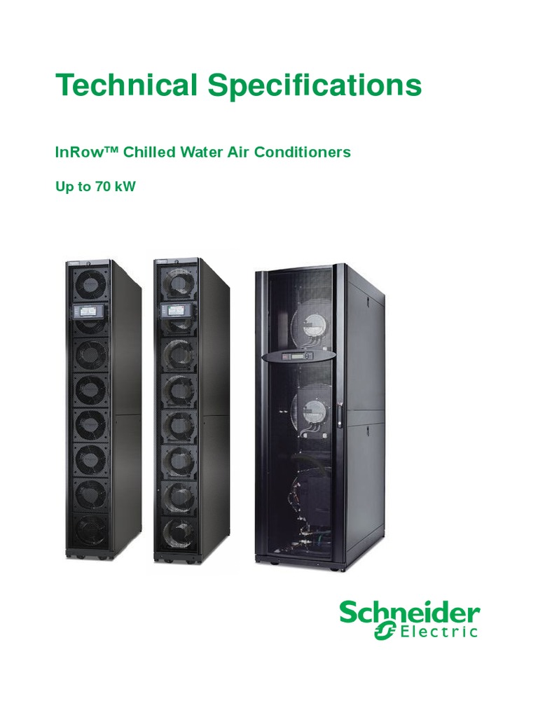 APC in Row Chilled Water | PDF | Air Conditioning | Data Center