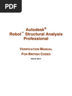 Robot Millenium Verification Manual British Codes