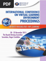 Proceedings of The International Conference On Virtual Learning Environment 2013