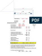 Combined Isolated Footing