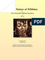 On the Nature of Nibbana