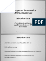 Microeconomics Introduction