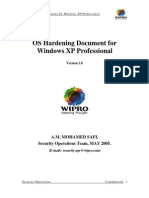 Hardening For Windows XP Prof