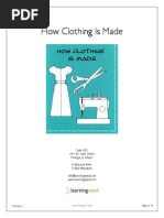 Download How Clothing Is Made - Learning Seed by GarmentLearner SN237100663 doc pdf