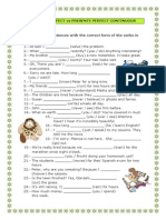 Present Perfect Vs Presente Perfect Continuous PDF