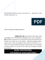 Acao Revisional Contrato Abertura Credito Alienacao Fiduciaria SEM Contrato Modelo 310 BC177 2014