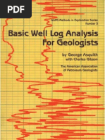 The Geological Interpretation of Well Logs by Rider | PDF