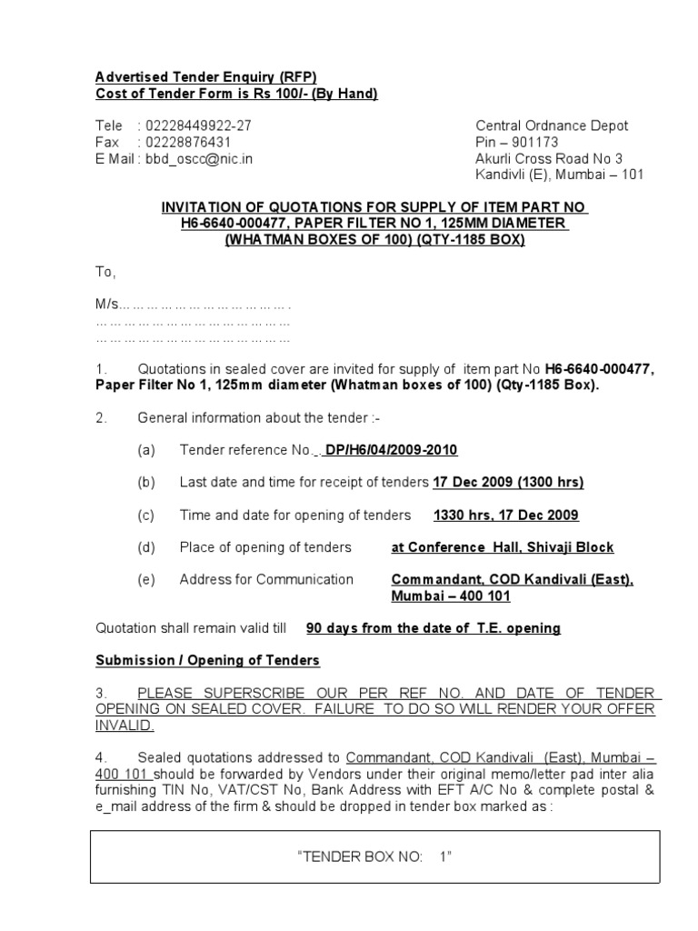 advertised-tender-enquiry-rfp-cost-of-tender-form-is-rs-contractual