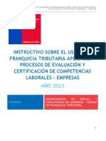 Instructivo Empresas FT Evaluación y Certificación de Competencias Laborales 2013