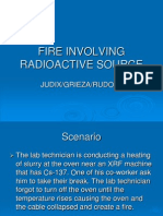 Fire Involving Radioactive Source: Judix/Grieza/Rudolf