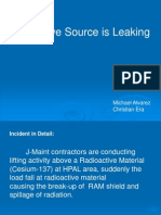 Radioactive Source Leak at HPAL