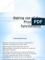 Uso de Funcionalidad Del Proxy de Usuario