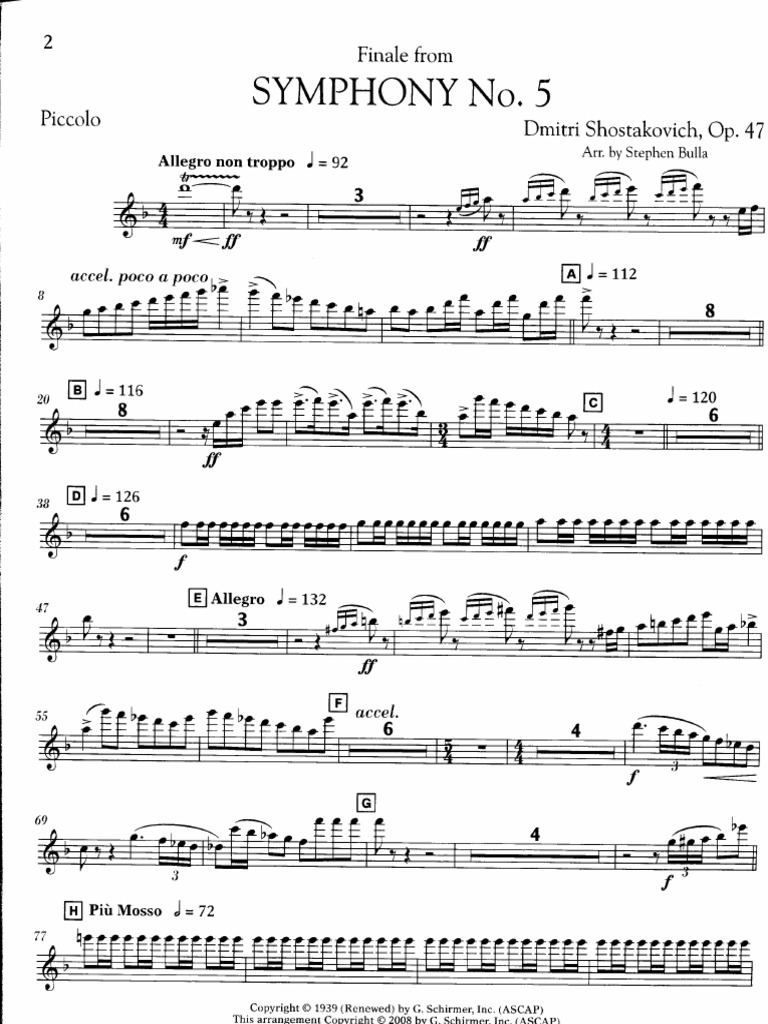 Shostakovich Sym 5 Finale all instruments