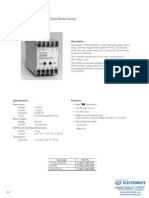 InertiaDynamics Controls D2550 Specsheet