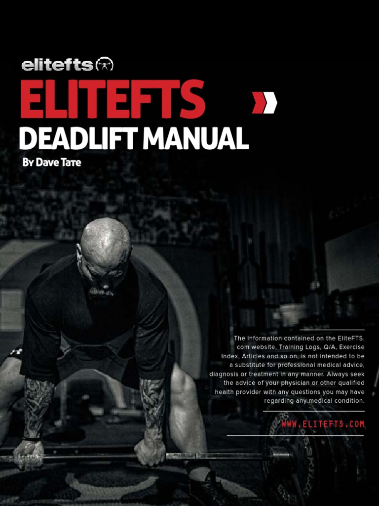 Elitefts Deadlift Manual, PDF, Physical Exercise