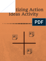 Prioritizing Action Ideas Activity