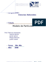 I Modelo de Particulas 2008