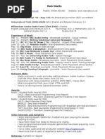 Download CV Rob Watts Broadcast by rob-watts SN23714328 doc pdf