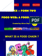 Science - Form Two Food Webs & Food Chains: Created By: Alison Ong