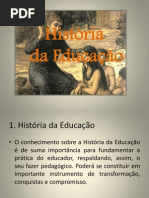 História Da Educação Slide