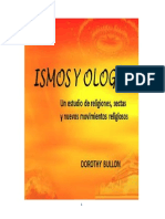 Ismos y Ologías - Estudio de Religiones, Sectas y Nuevos Moviminetos Religiosos-Dorothy Bullon-Agosto 2014