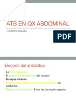 Antibioticos en Cirugia - Expo Cathy