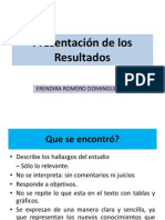 Presentacion de Resultados