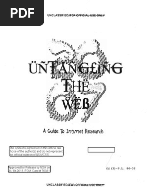 Untangling The Web A Guide To Internet Research Web 2 0 Web Search Engine