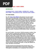 Entrevista com NUNO COBRA - Um Homem Feliz - Kathie Natalie - Diálogo Médico 2003