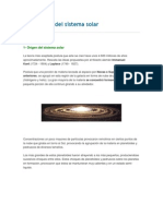 Formación Del Sistema Solar