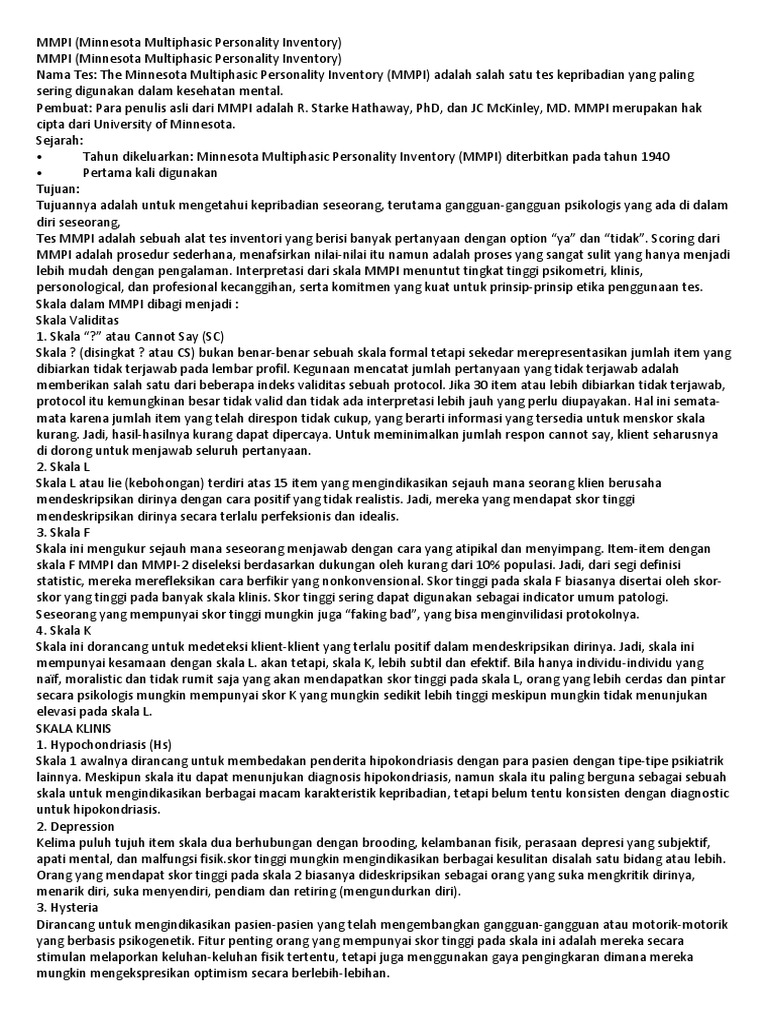 Mmpi
