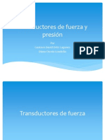 Transductores de Fuerza y Presión