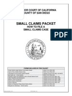 Small Claims Packet