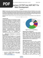 Critical Comparison of Php and Aspnet for Web Development