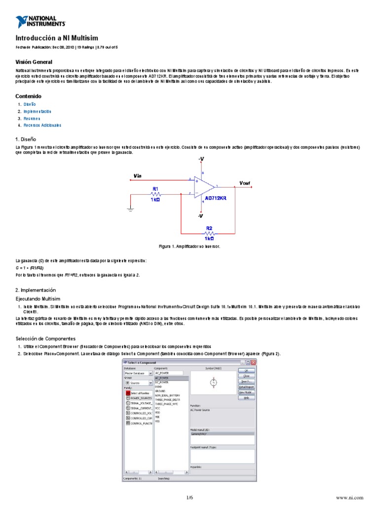 Tutorial Multisim | Descargar gratis PDF | Point and Click | Ventana ...