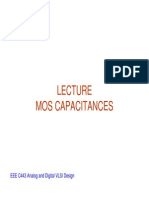 Mos Capacitances: EEE C443 Analog and Digital VLSI Design