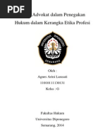 Download Peran Advokat Dalam Penegakan Hukum Dalam Kerangka Etika Profesi by Agnes Arini Larasati SN237175025 doc pdf