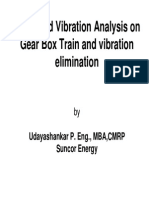 Advanced Vibration Analysis on Gear Box Train