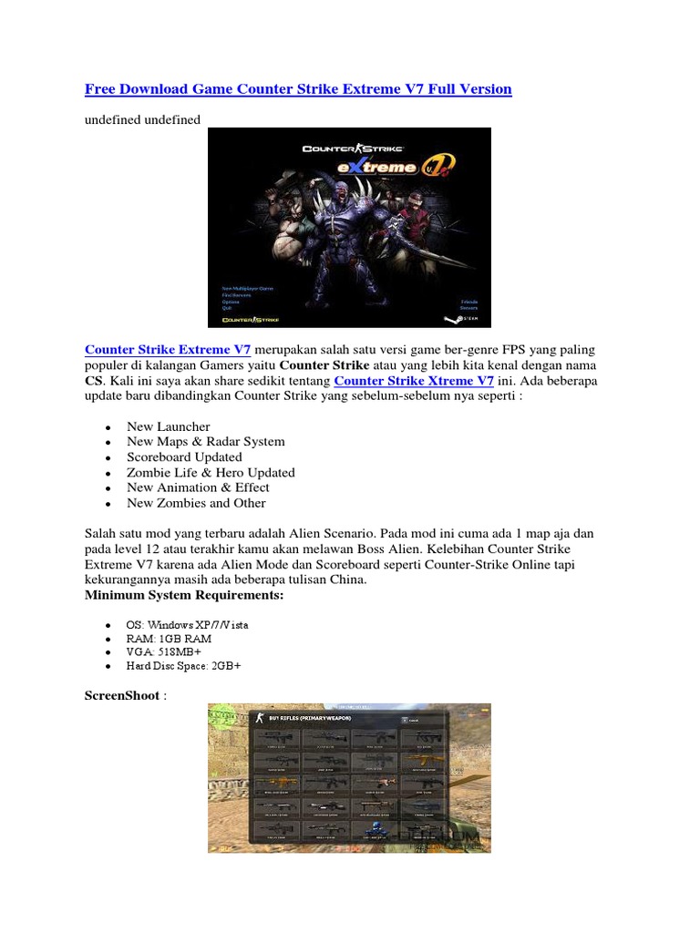 Download Cs Extreme V12 Full Version