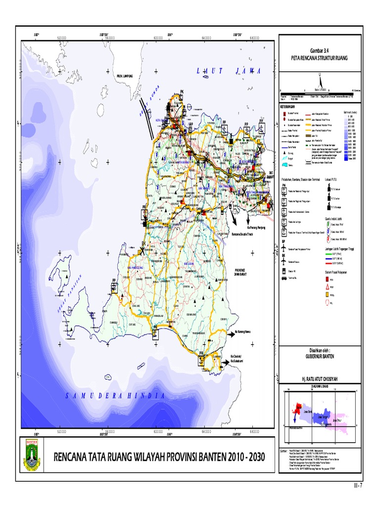 3.4 Peta Rencana Struktur Ruang | PDF | Bisnis | Griya & Taman