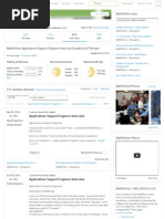 Download MathWorks Applications Support Engineer Interview Questions _ Glassdoorco by Kirti Susan Varghese SN237183713 doc pdf