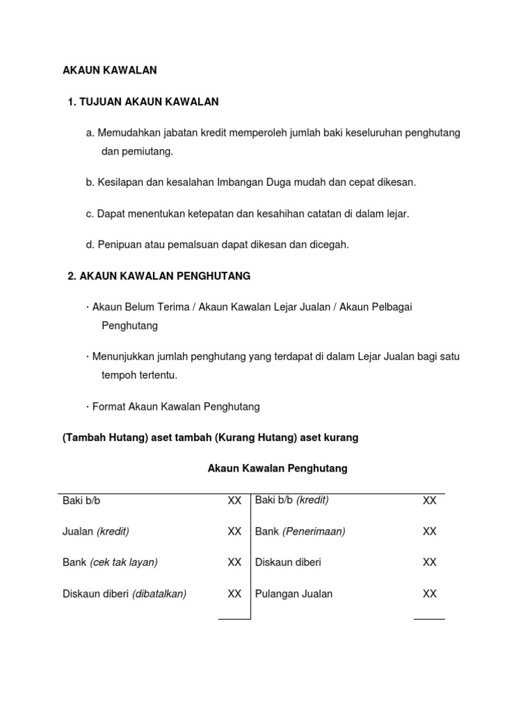 Akaun Kawalan Pdf