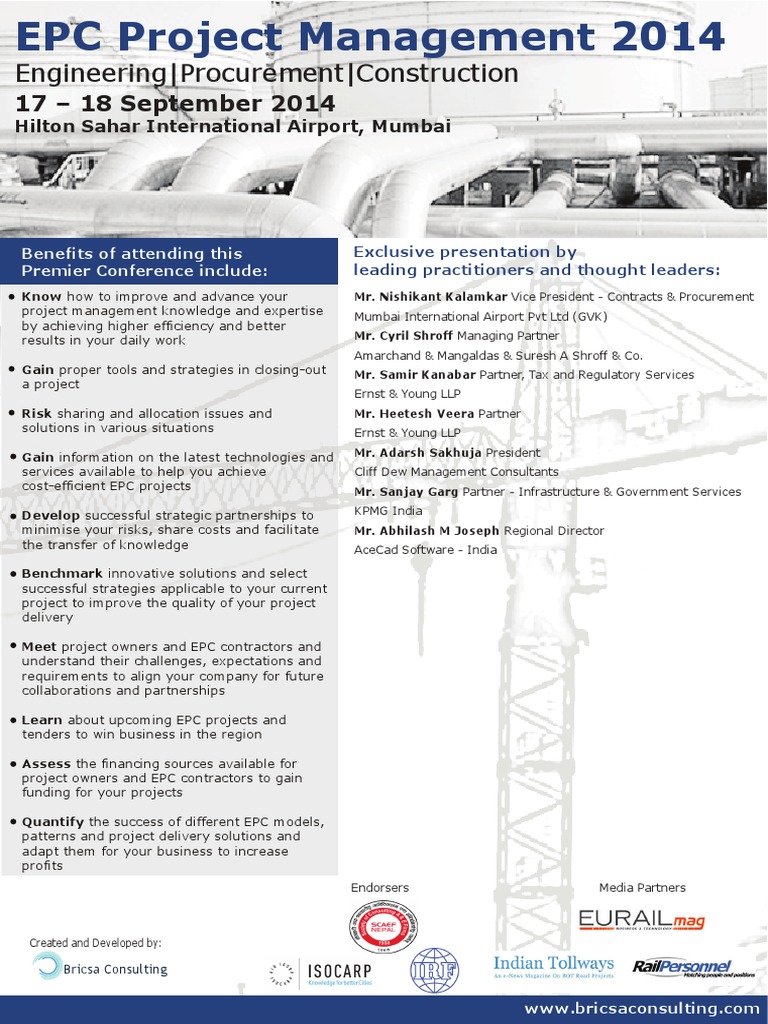 EPC Project Management 2014 Procurement Agile Software Development