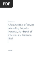 Characteristics of Service Marketing