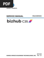 Bizhubc35 Service Draft