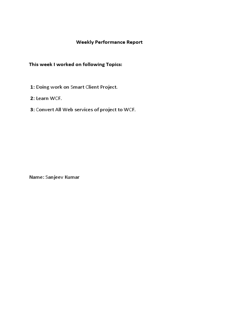 Developer Weekly Progress | PDF | Computers